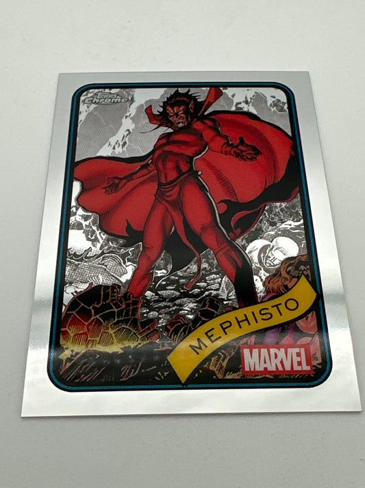 Marvel Topps Chrome Mephisto Base
