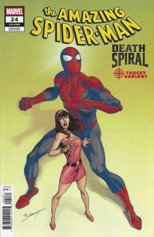 AMAZING SPIDER-MAN #24 MARK BAGLEY CLASSIFIED TARGET VARIANT [DS]