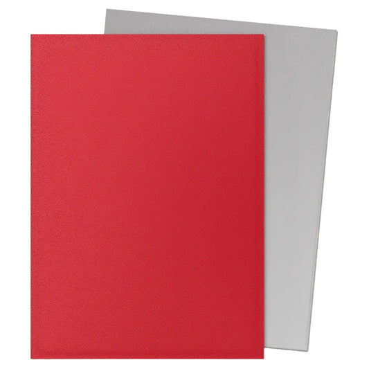 Dragon Shield Dual Matte Sleeves – Crimson & Silver – 100 Count