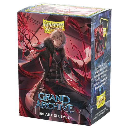 Dragon Shield Grand Archive Dante, Hemomancer Matte Dual Art Sleeves – 100 Count