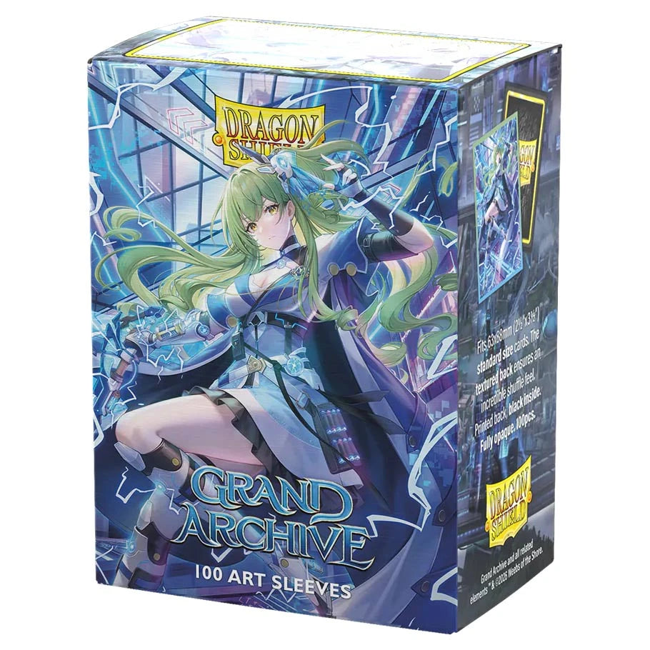 Dragon Shield Grand Archive Lorraine, Arclight Saber Matte Dual Art Sleeves – 100 Count