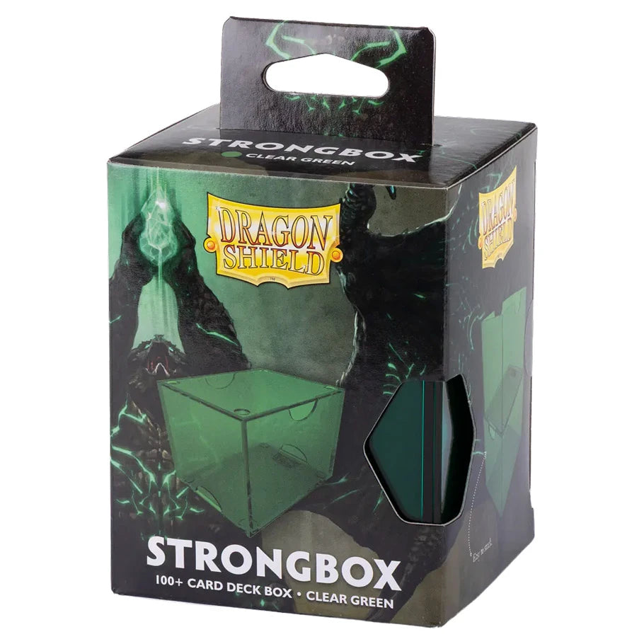 Dragon Shield Strongbox 100+ Deck Box – Clear Green