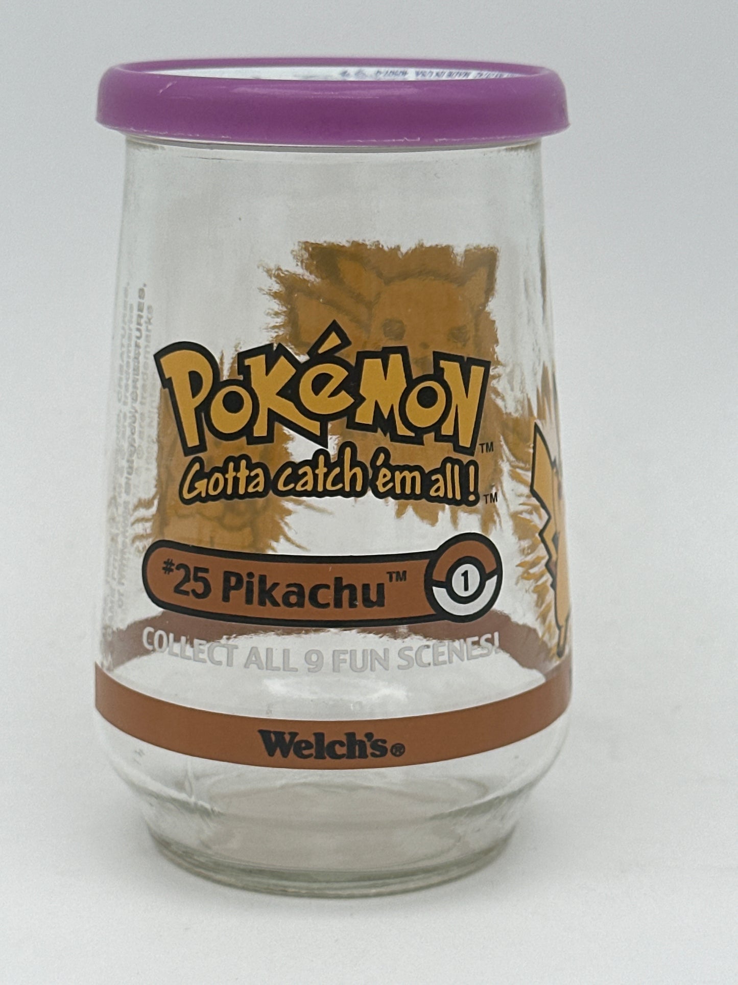 Nintendo Pokémon Pikachu Welch's Jelly Jar With Lid