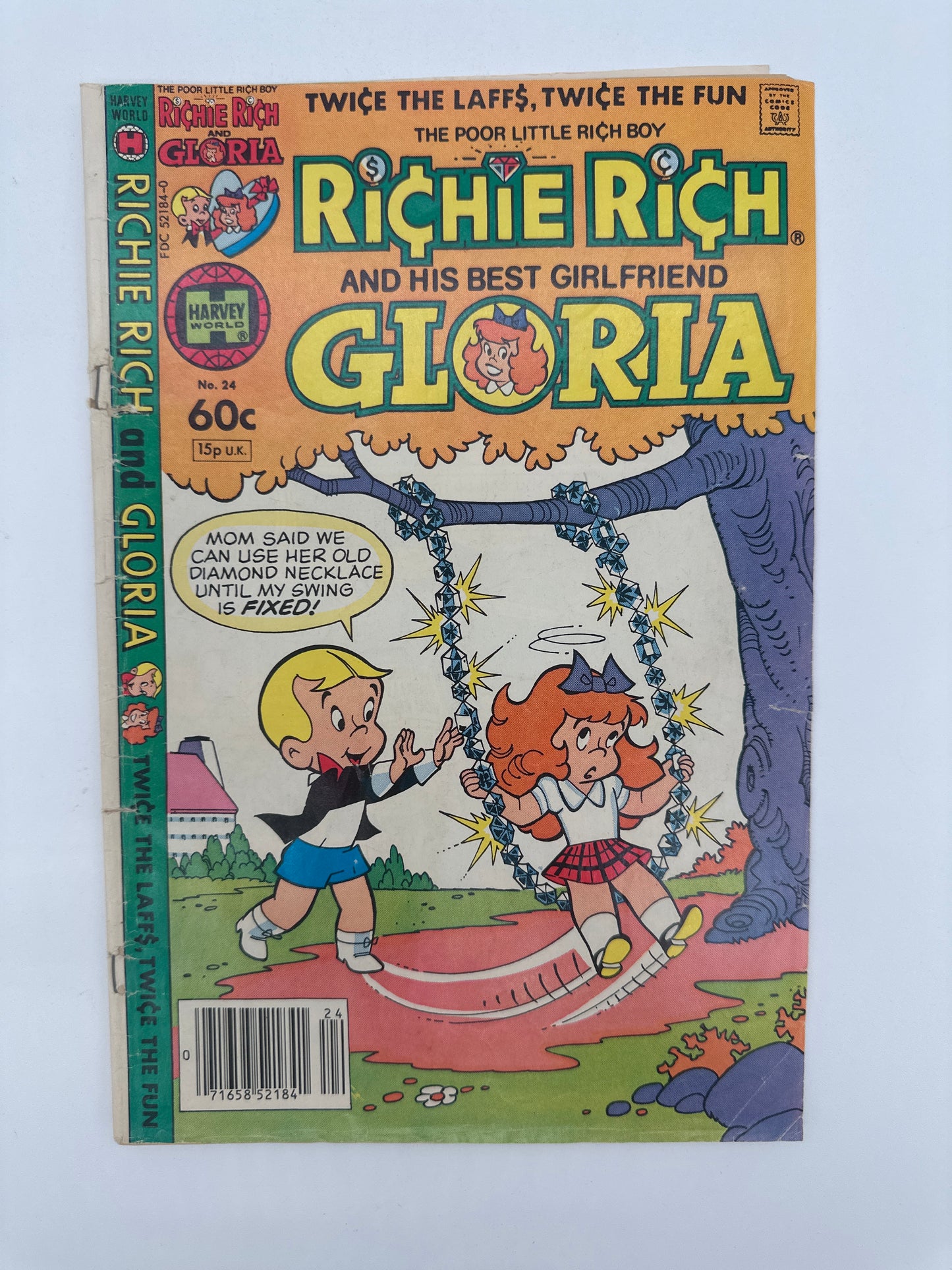 Richie Rich and His Best Girlfriend Gloria #24 Newsstand VG/FN