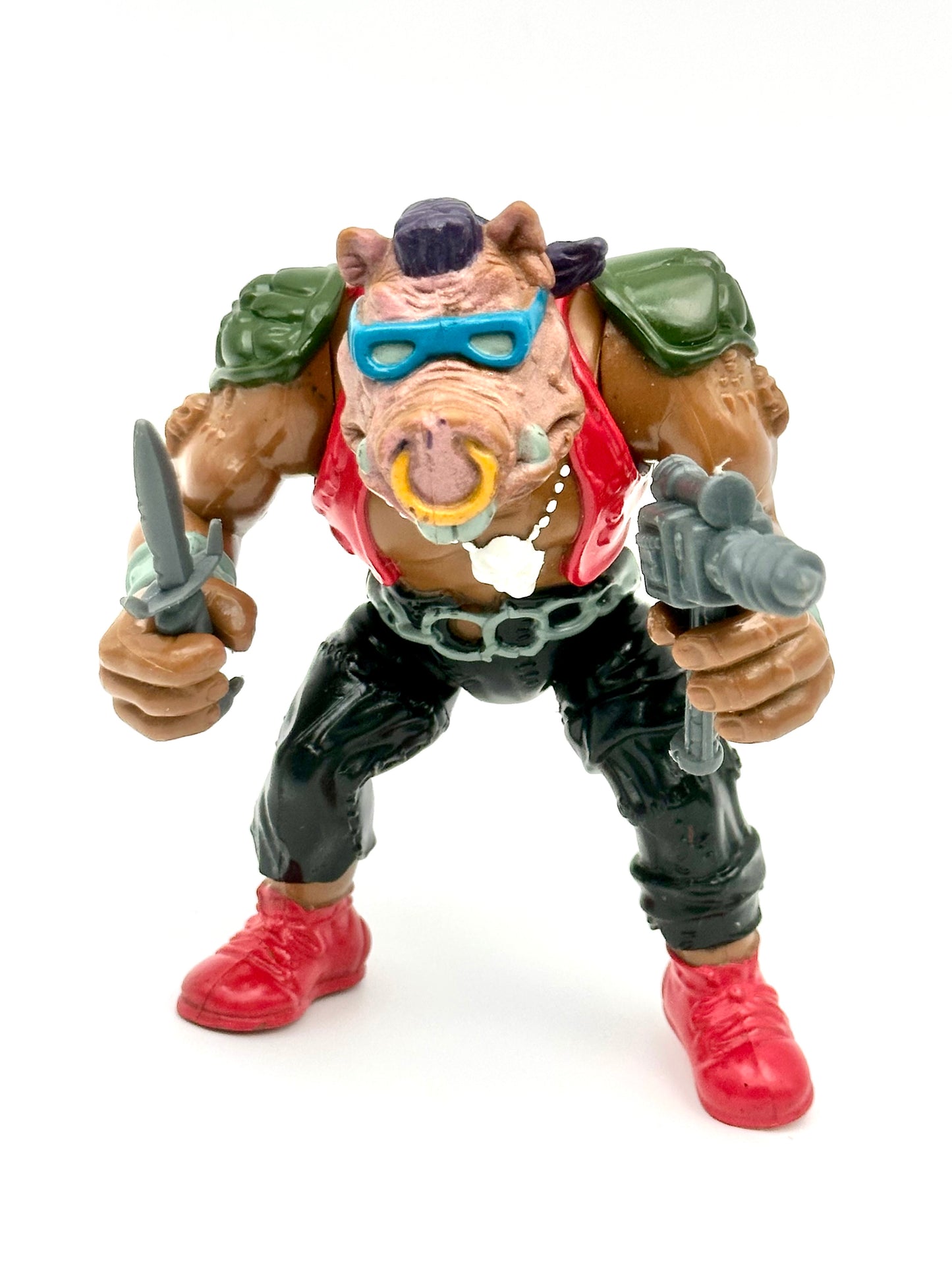 Vintage 1988 TMNT Bebop Action Figure – Playmates Teenage Mutant Ninja Turtles