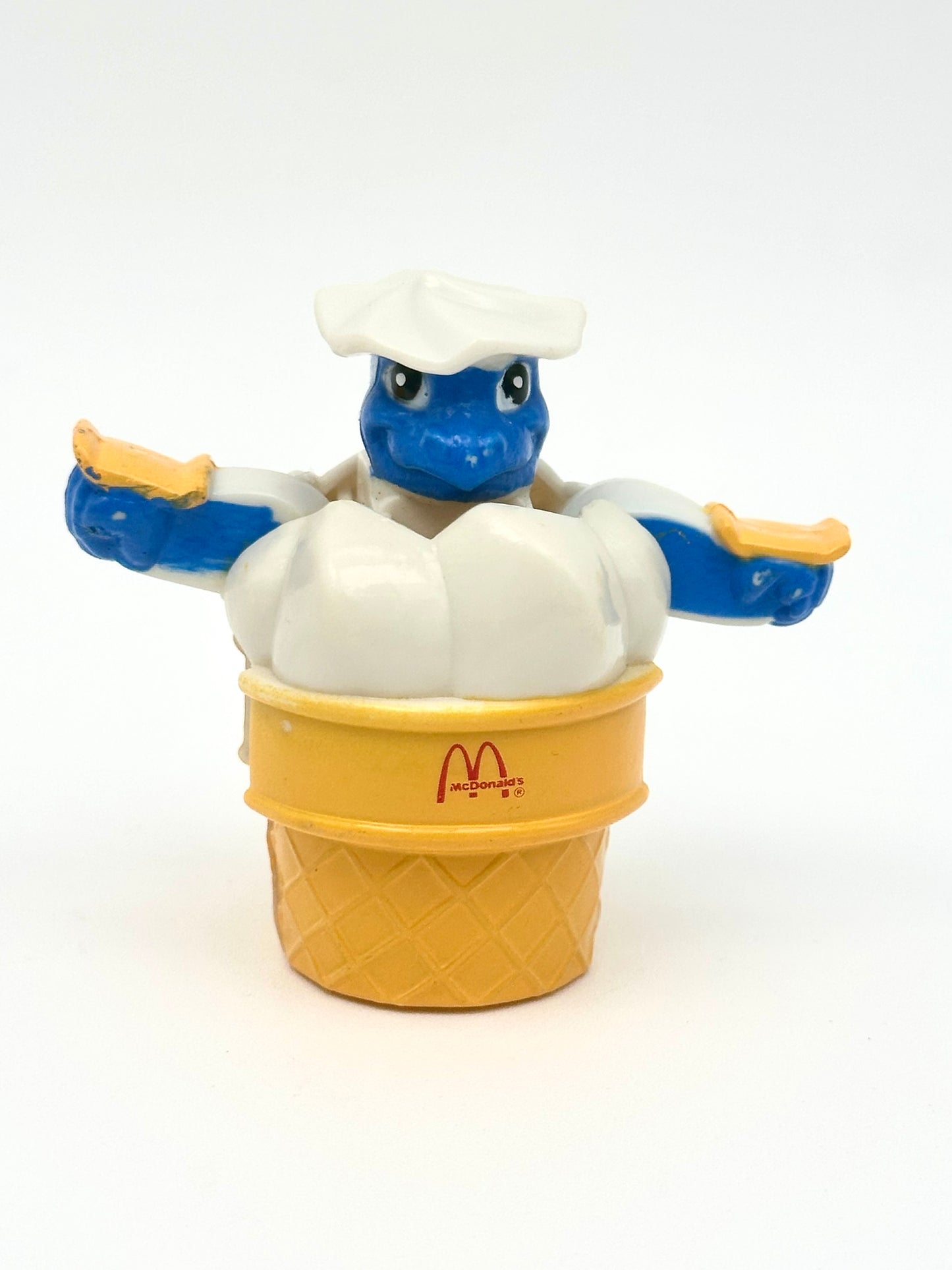 1991 McDonald's McDino Changeables McDino Cone Transforming Toy