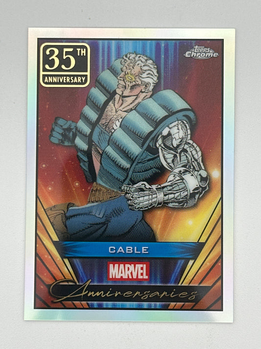 Marvel Topps Chrome Anniversaries Cable
