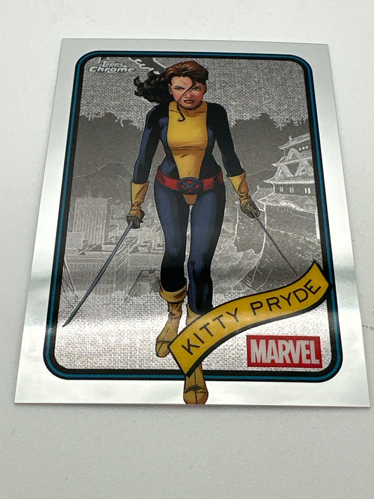 Marvel Topps Chrome Kitty Pryde Base