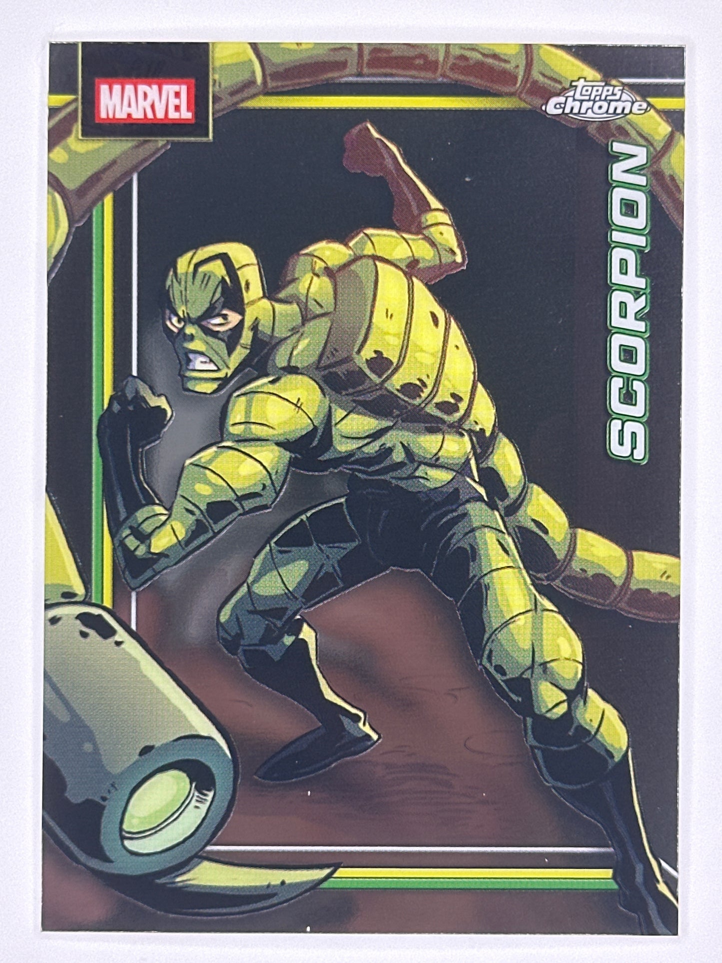 2026 Topps Marvel Chrome 147 Scorpion Base Card