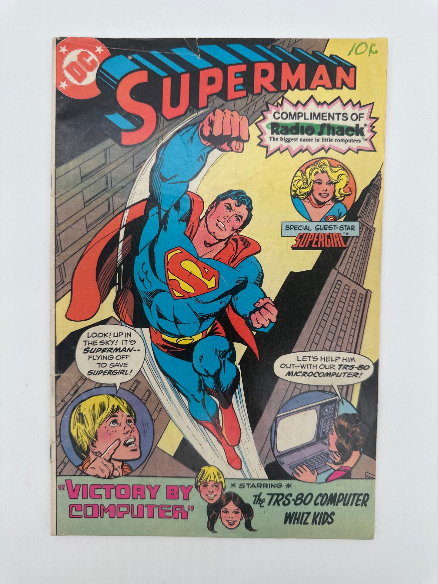 Superman Compliments of Radio Shack FN