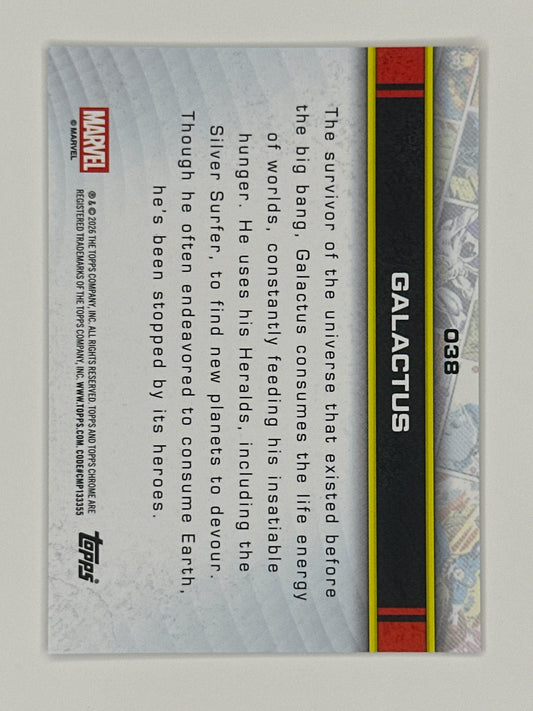 2026 Topps Marvel Chrome 038 Galactus Base Card