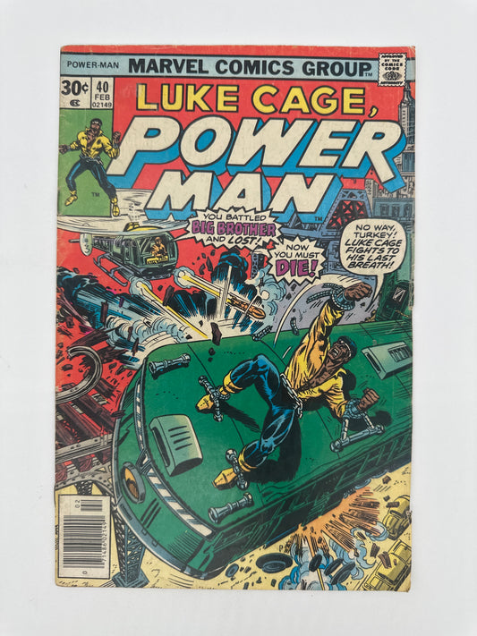 Luke Cage, Power Man #40 Newsstand FN/VF