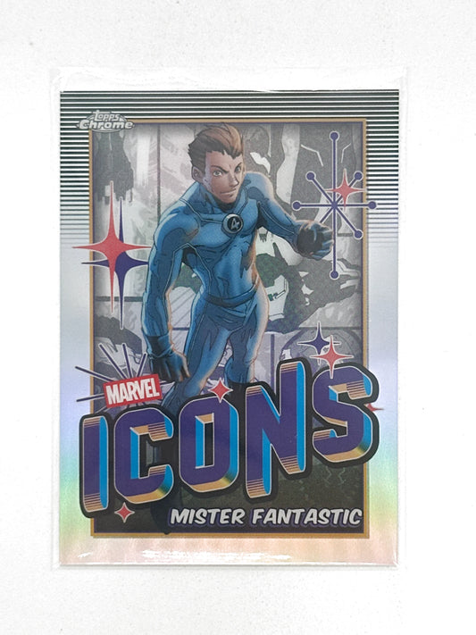 2025 Topps Marvel Chrome #000MI-2 Mister Fantastic Icons