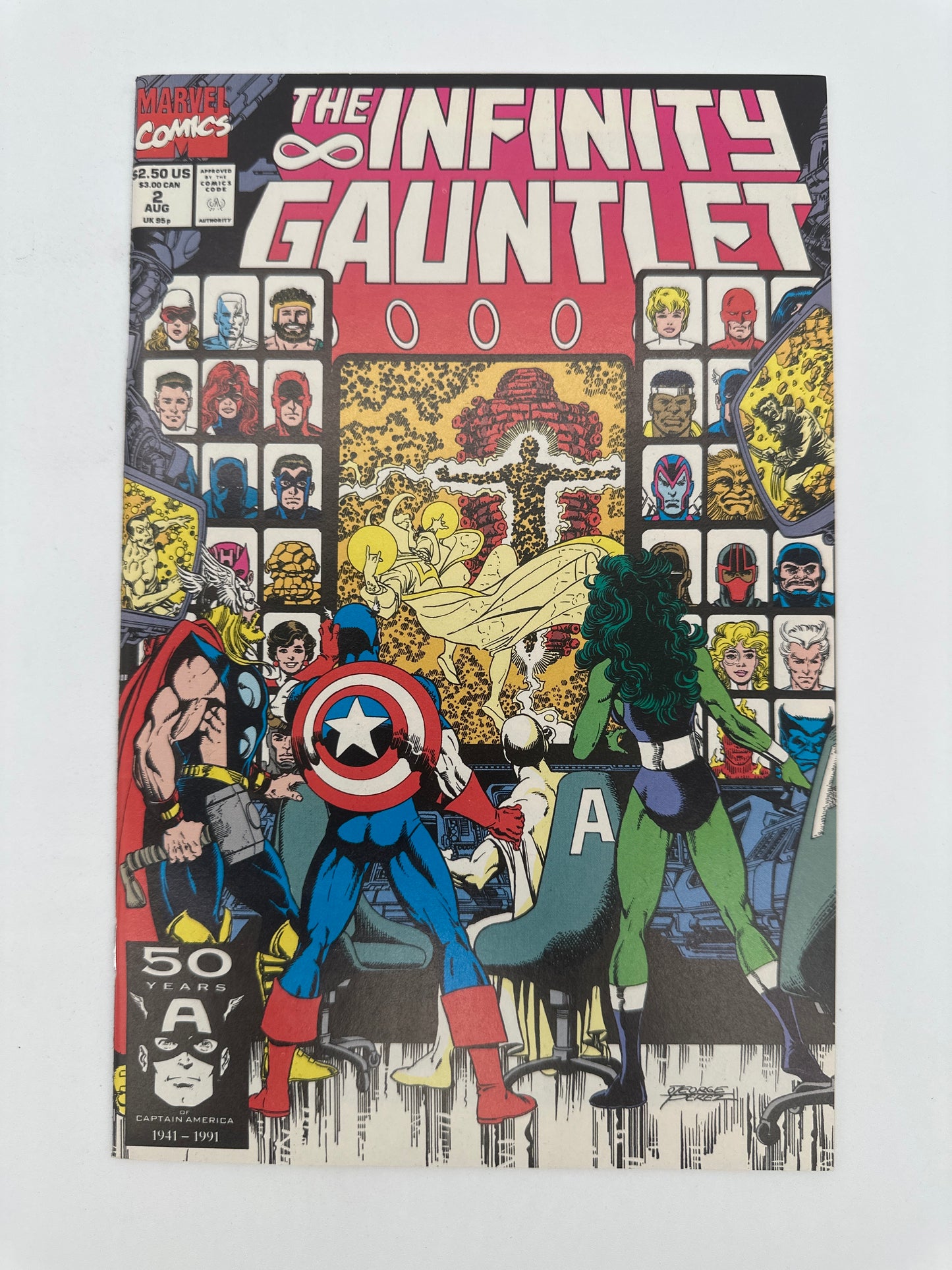 The Infinity Gauntlet #1-6 Raw Set HIGH GRADE
