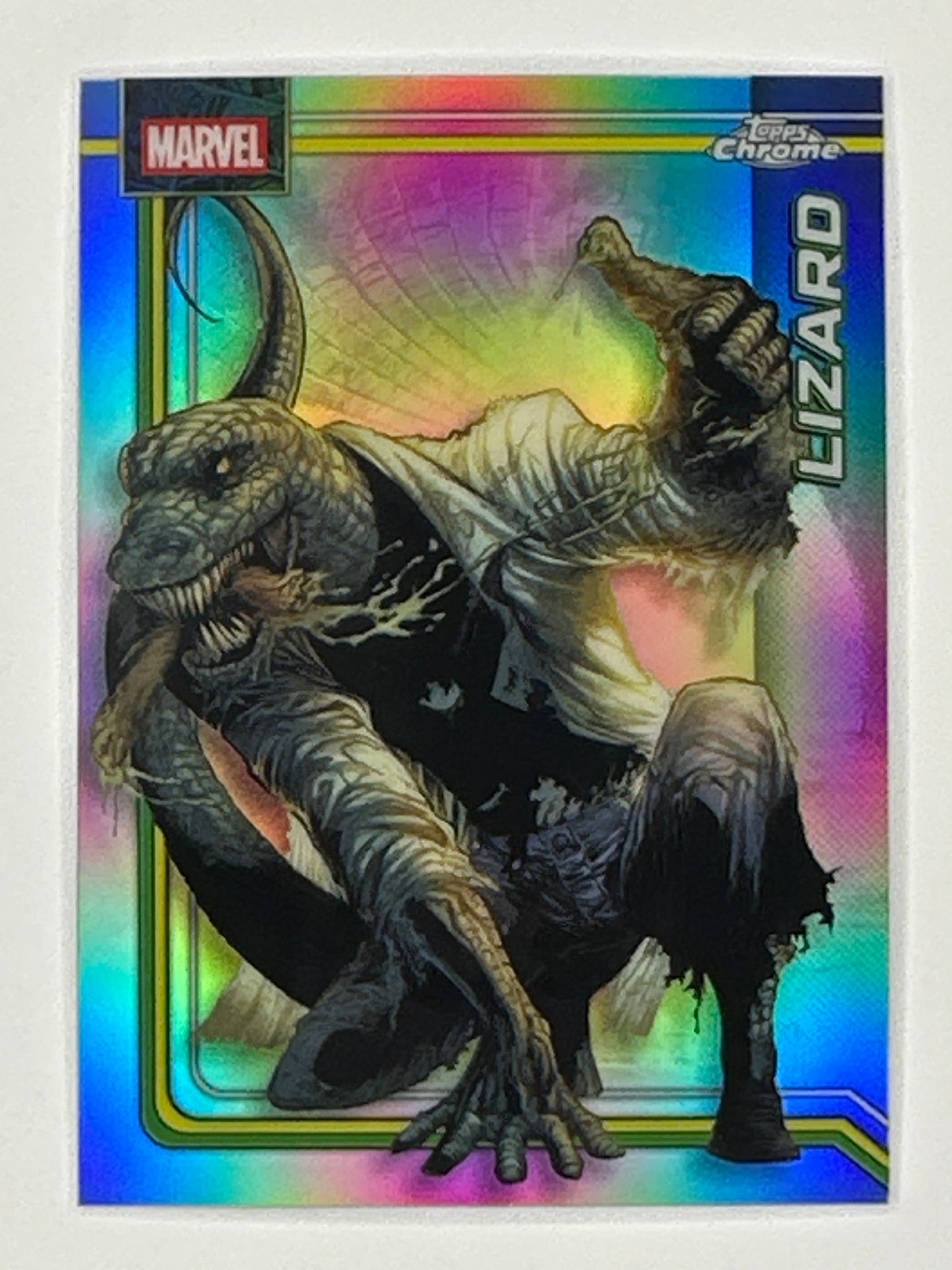 2026 Topps Marvel Chrome 069 Lizard Base Refractor Card