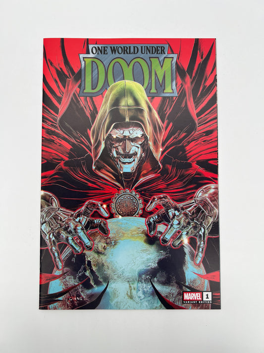 One World Under Doom #1 John Giang Negative Bleed