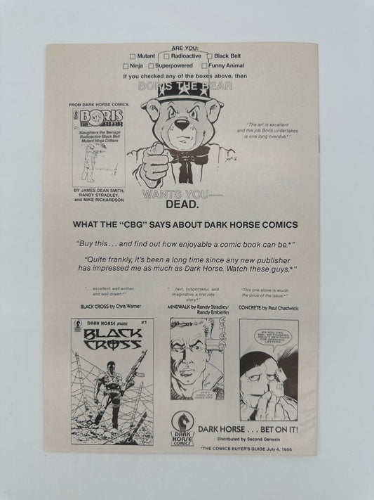 Boris the Bear #1 VF/NM