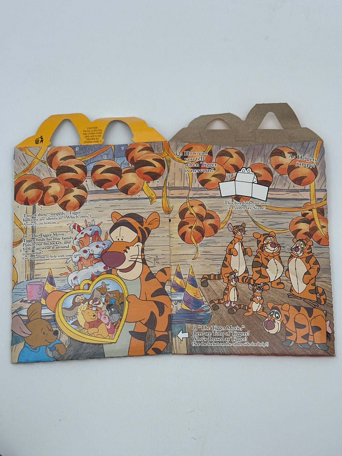 McDonald's Happy Meal Box 2000 "The Tigger Movie"