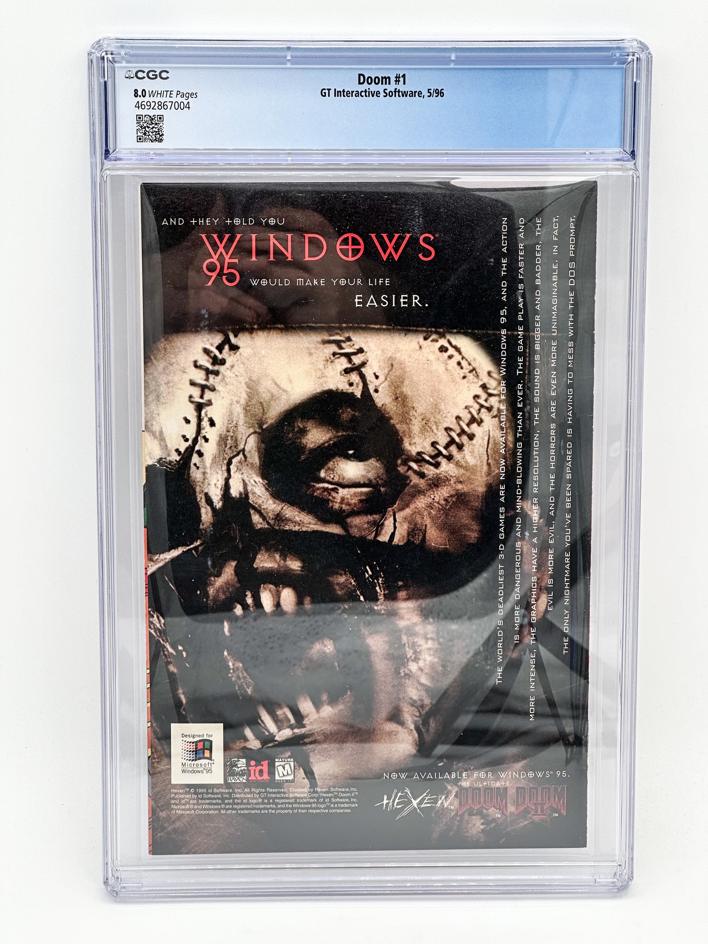 RARE Doom #1 CGC Graded + Doom ID Software Anthology Collector Box