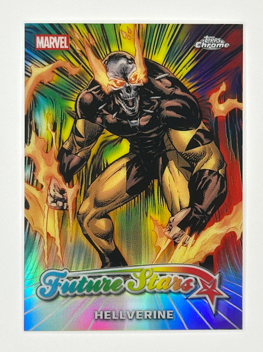 2026 Topps Marvel Chrome FS-06 Hellverine Future Stars Refractor Card