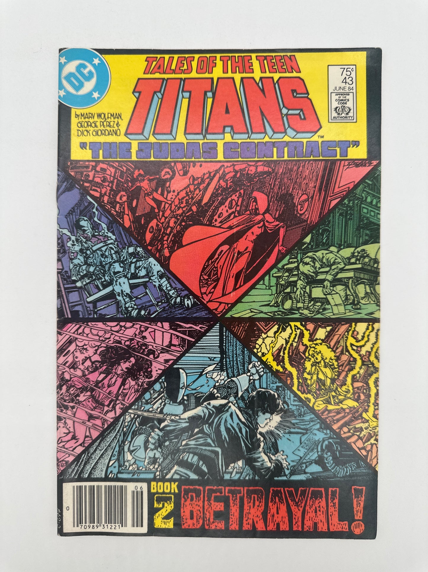 Tales Of The Teen Titans #43 Newsstand VF