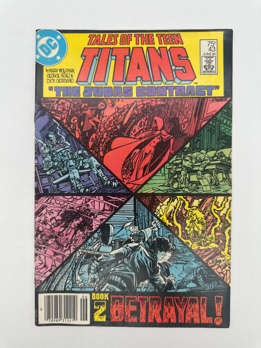 Tales Of The Teen Titans #43 Newsstand VF