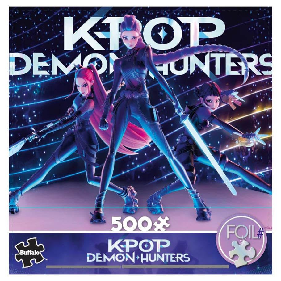 K-Pop Demon Hunters: Huntrix Battle Premium Foil 500-Piece Puzzle