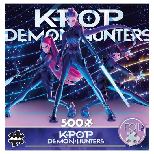 K-Pop Demon Hunters: Huntrix Battle Premium Foil 500-Piece Puzzle