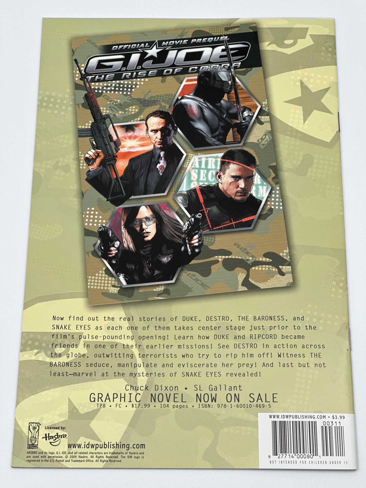 G. I. Joe: The Rise of Cobra Movie Adaptation #3 CVR B VF