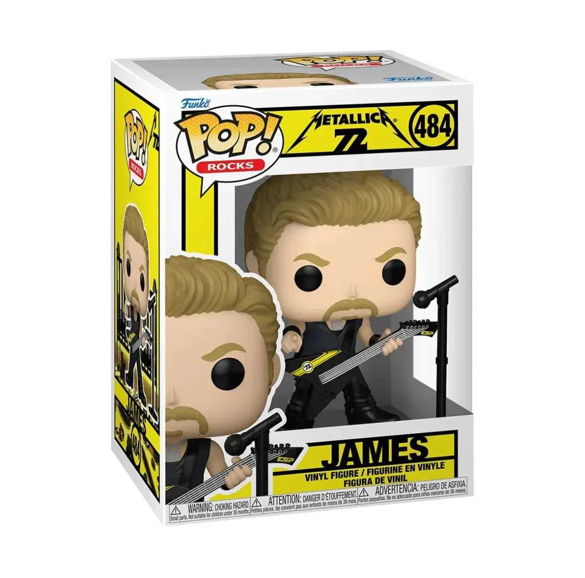 Metallica Full Set of Four (72 Seasons) Funko Pop! Vinyl Figures #484-487 - Glass City Comics & Collectibles