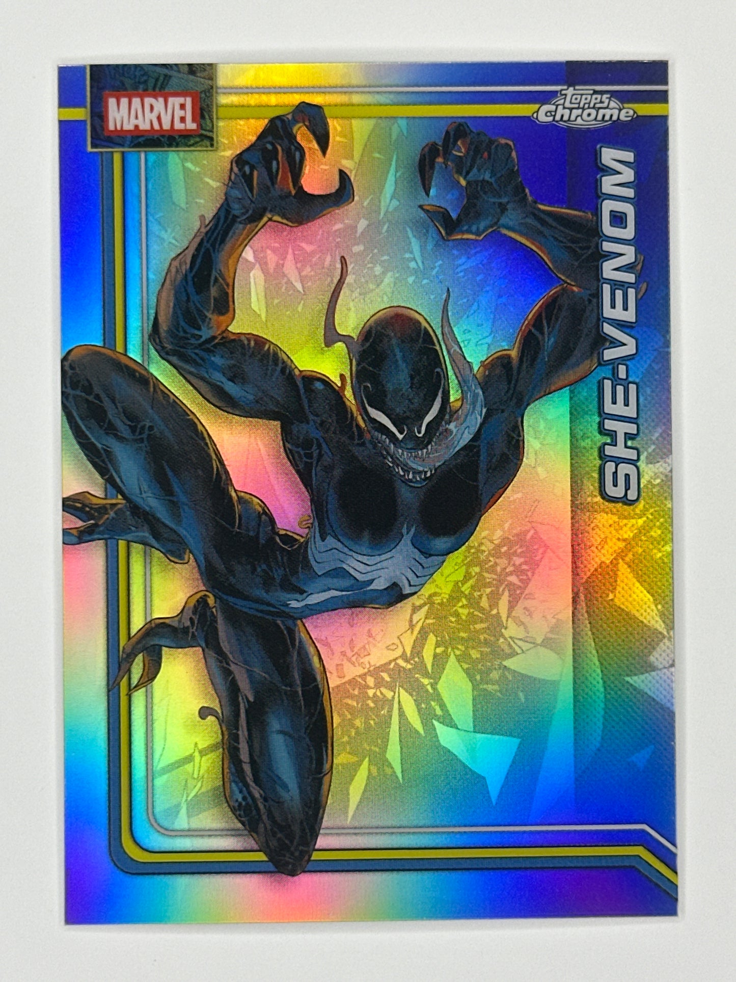 2026 Topps Marvel Chrome 152 She-Venom Base Refractor Card