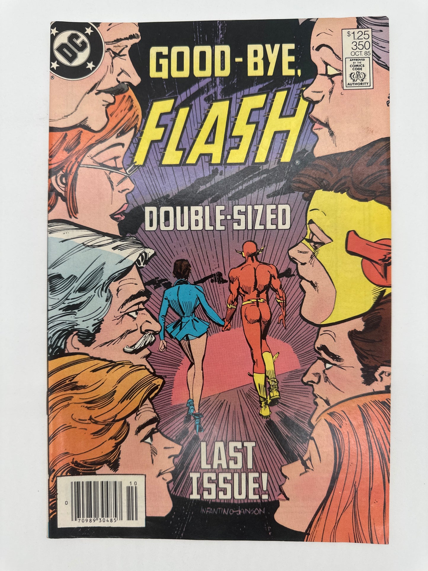 Flash Double-Sized #350 Newsstand VF/NM