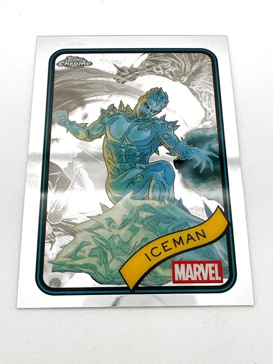 Marvel Topps Chrome Iceman Base