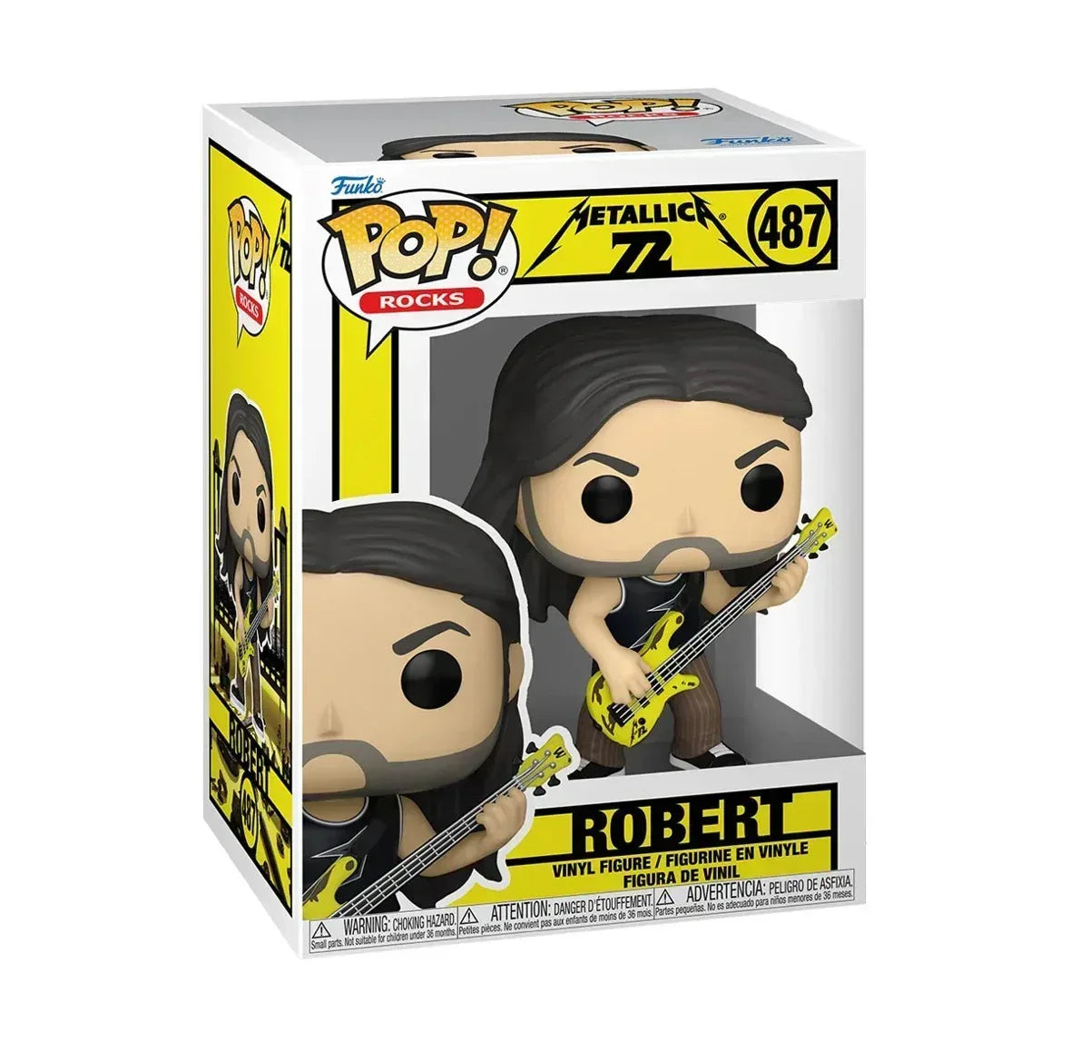 Metallica Full Set of Four (72 Seasons) Funko Pop! Vinyl Figures #484-487 - Glass City Comics & Collectibles