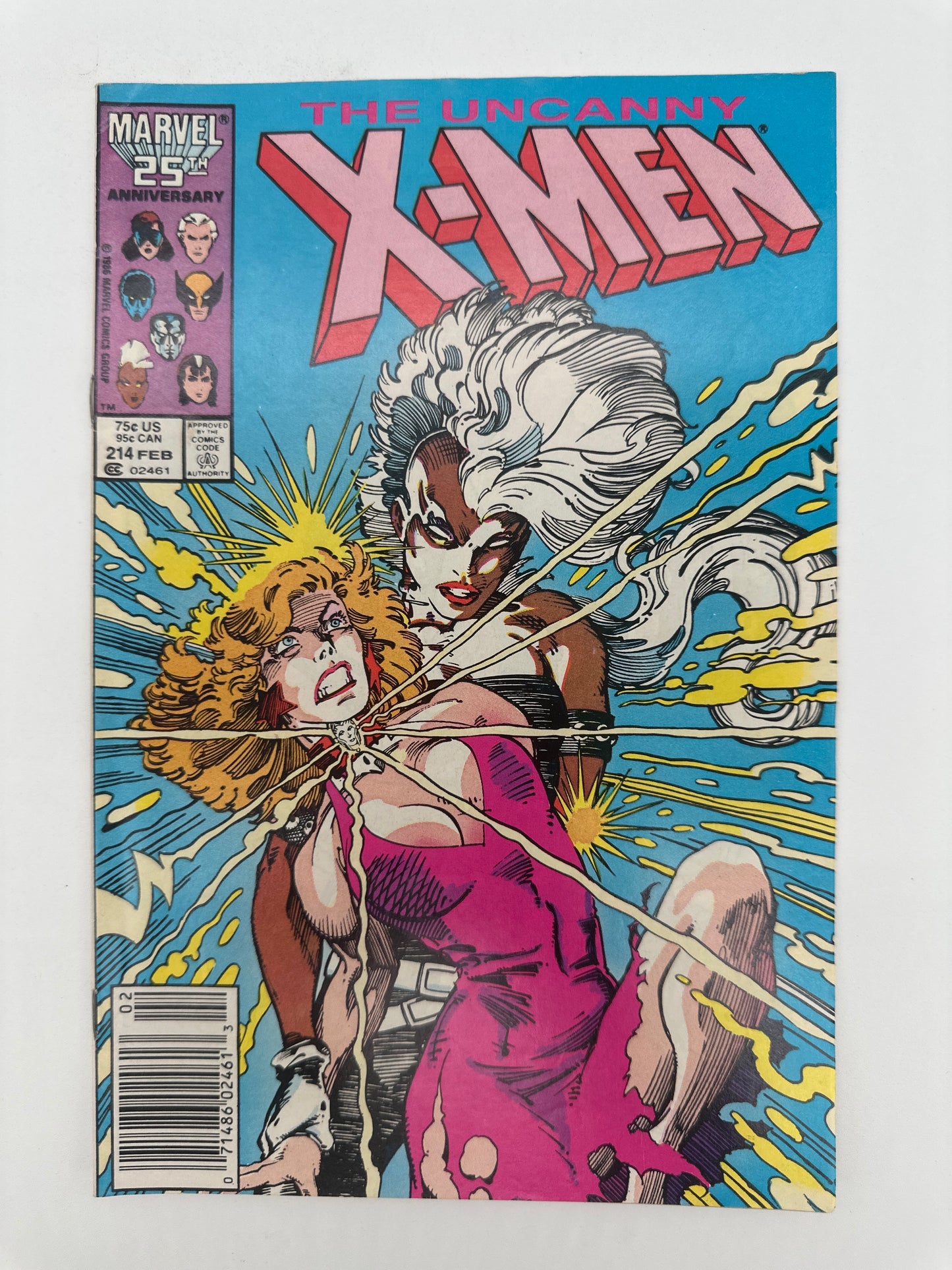 Uncanny X-Men #214 Newsstand FN/VF