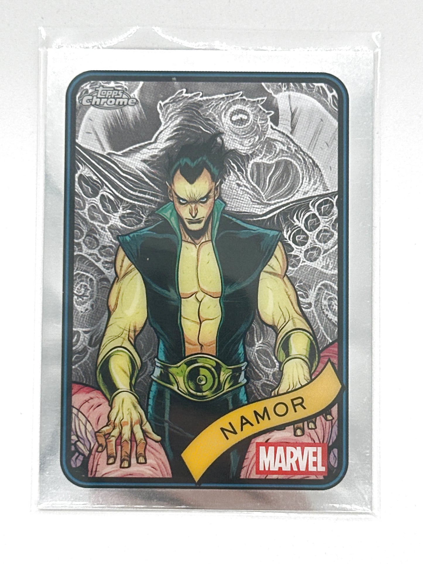 2025 Topps Marvel Chrome #012 Namor Base