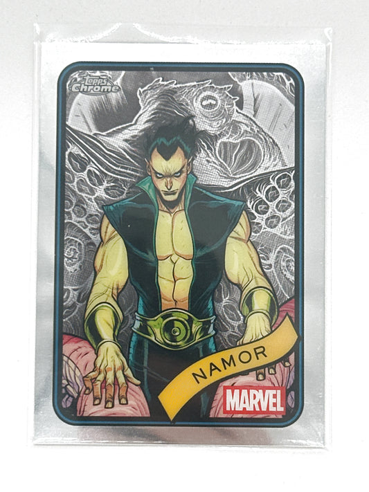 2025 Topps Marvel Chrome #012 Namor Base
