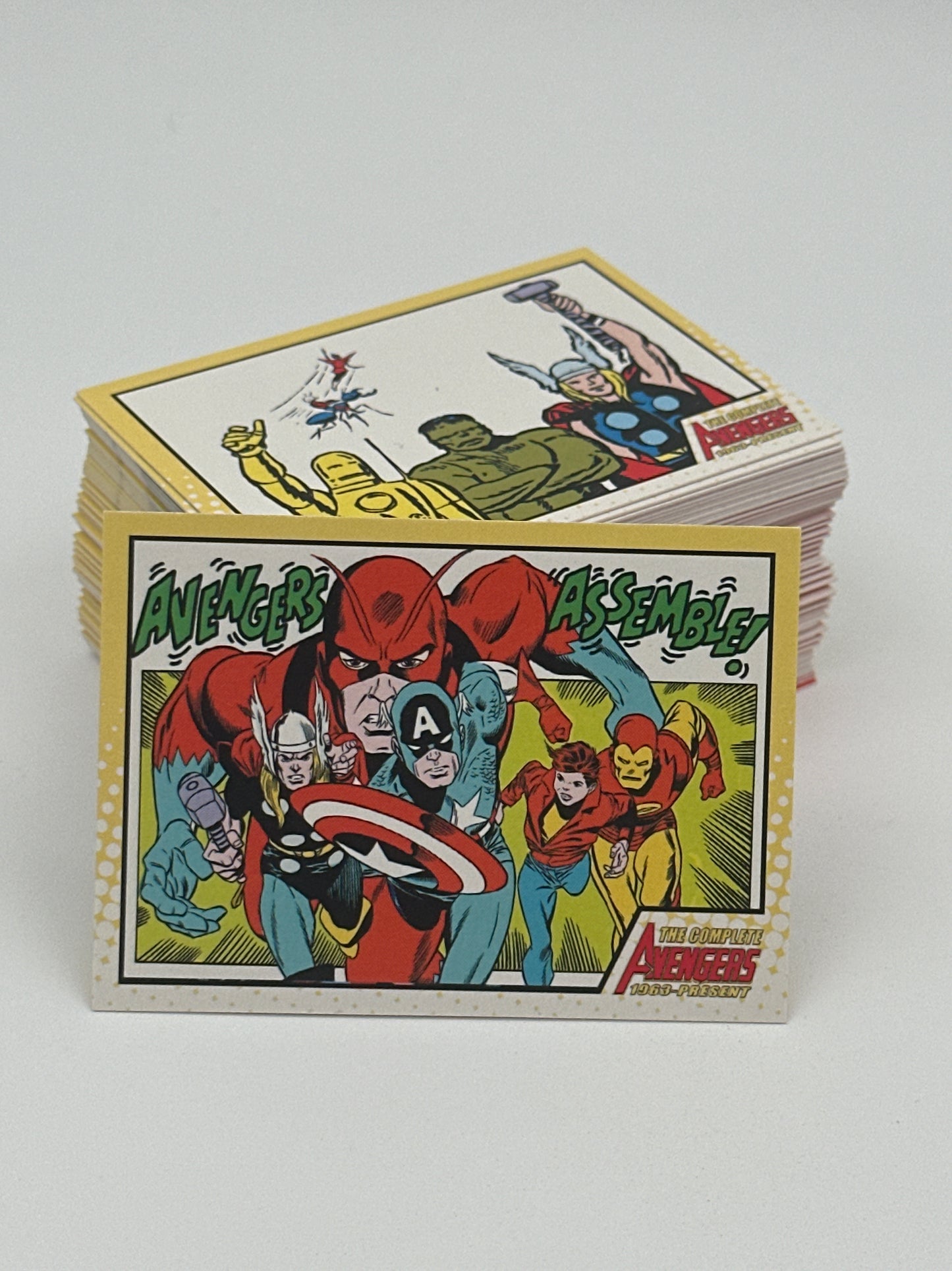 2006 Upper Deck Entertainment / Rittenhouse Marvel The Complete Avengers Trading Cards Full Base Set – Near Mint (81 Cards)