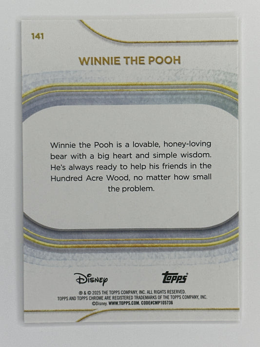 2025 Topps Disney Chrome 141 Winnie The Pooh Base Card