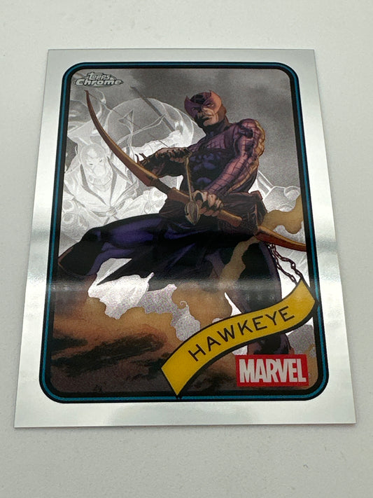 Marvel Topps Chrome Hawkeye Base