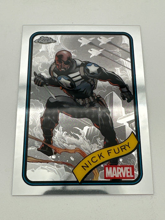 Marvel Topps Chrome Nick Fury Base