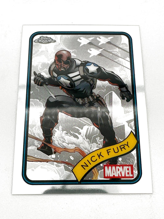 Marvel Topps Chrome Nick Fury Base