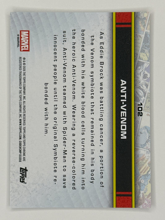 2026 Topps Marvel Chrome 102 Anti-Venom Base Card