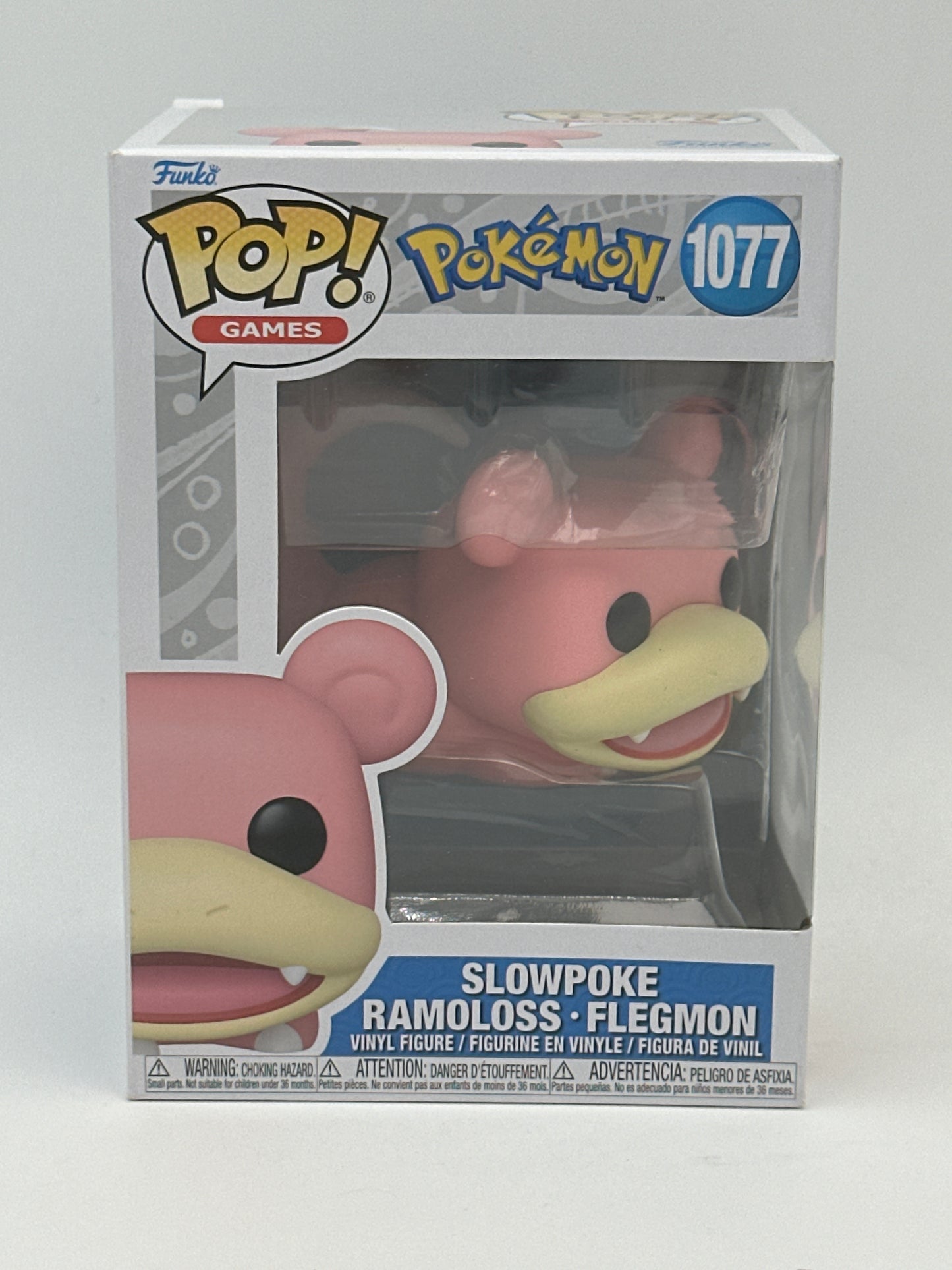 Funko Pop! Games: Pokemon Vinyl Figure Slowpoke #1077
