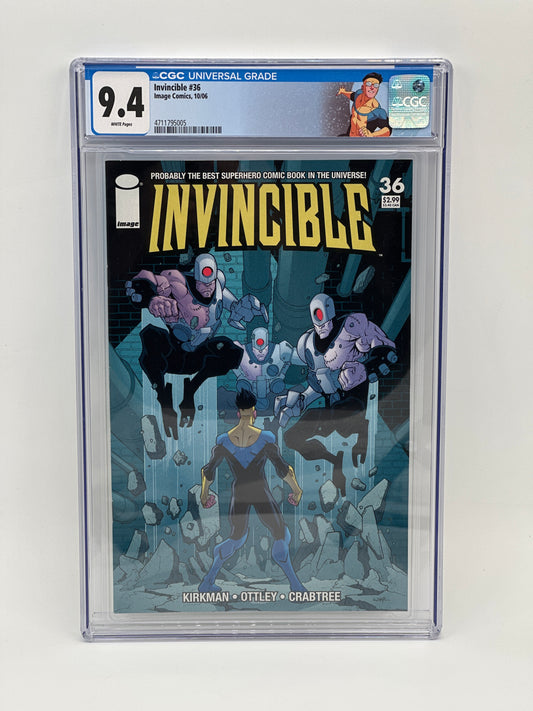 Invincible #36 CGC 9.4 Custom Label