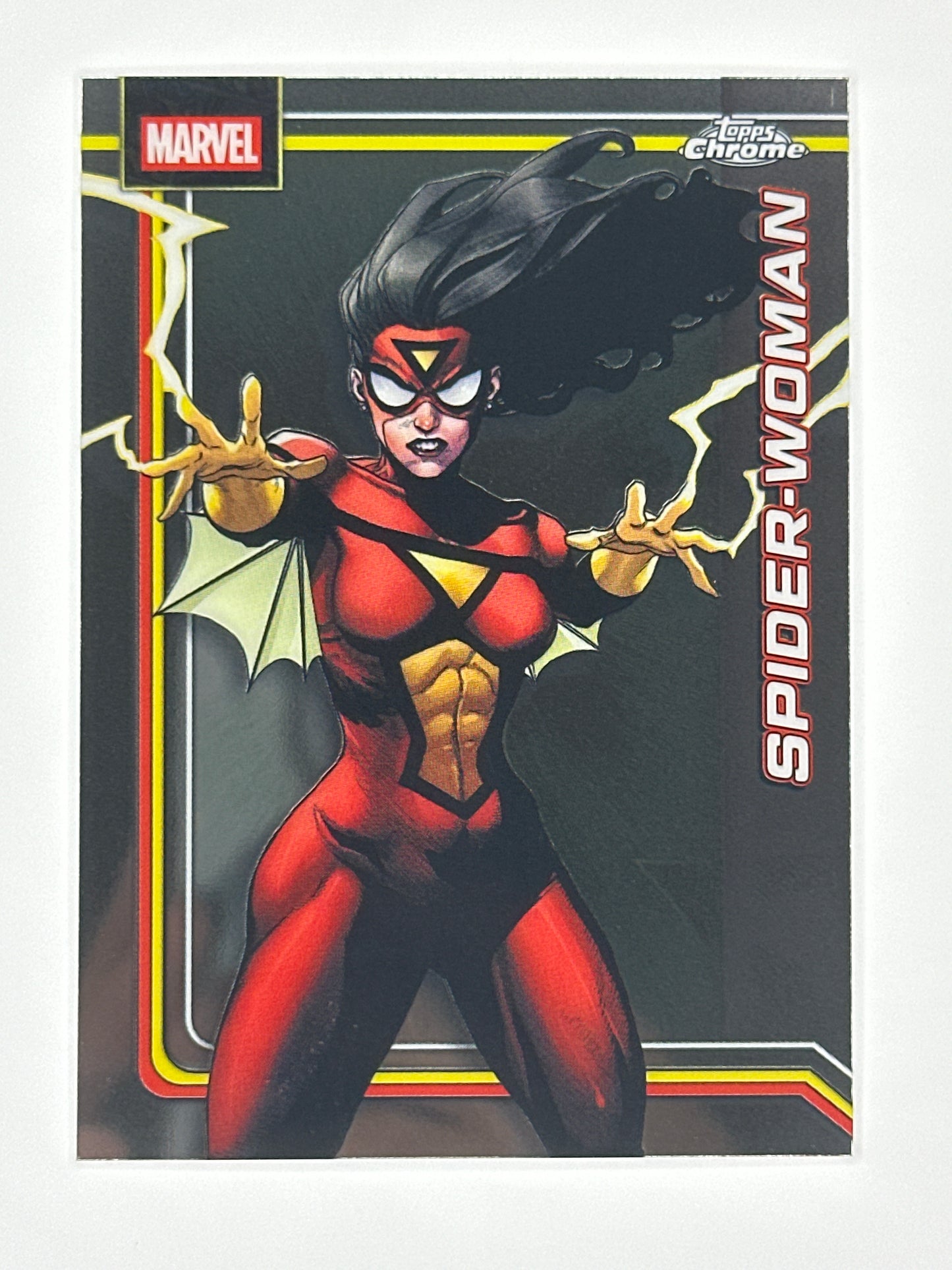 2026 Topps Marvel Chrome 167 Spider-Woman Base Card