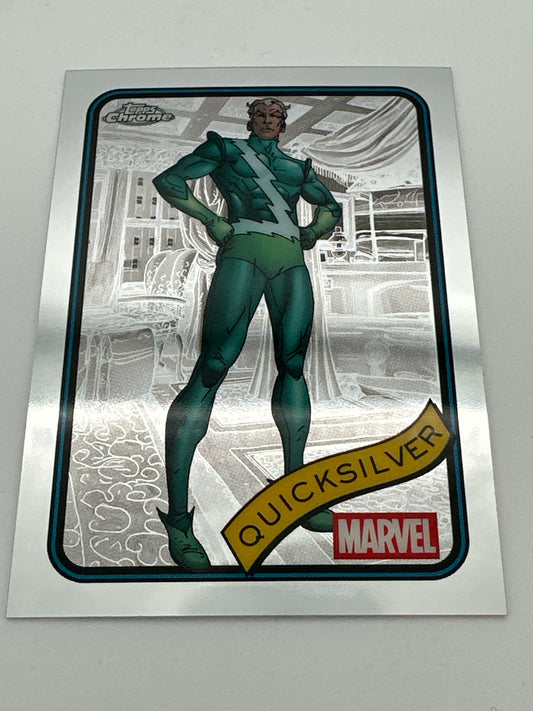 Marvel Topps Chrome Quicksilver Base