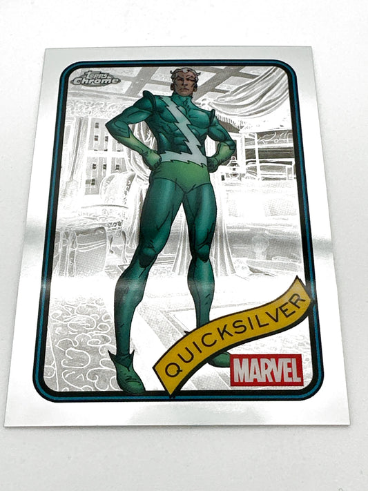 Marvel Topps Chrome Quicksilver Base