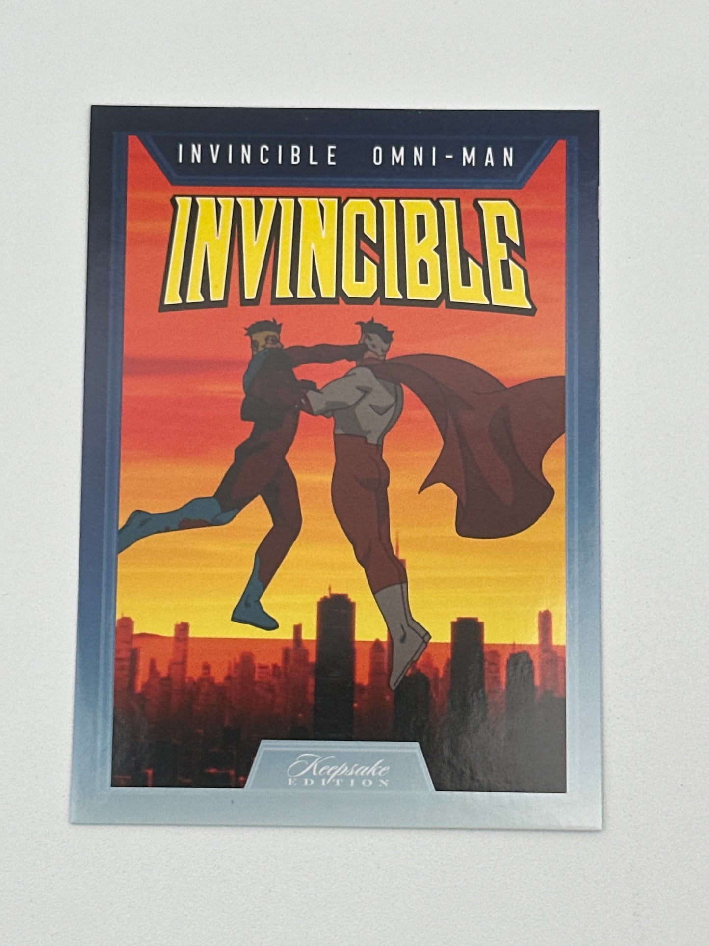2025 Invincible Season 1 Keepsake Trading Card #058 Invincible / Omni-Man Base Card