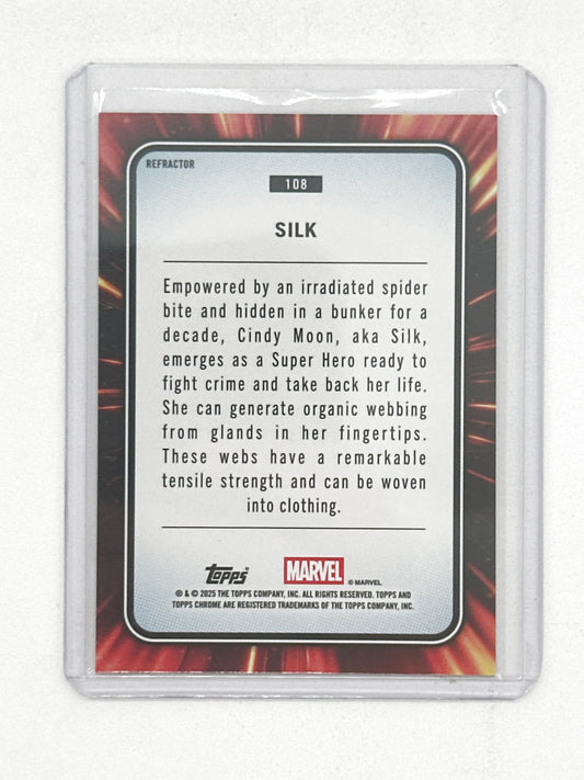 2025 Topps Marvel Chrome #108 Silk Base Refractor